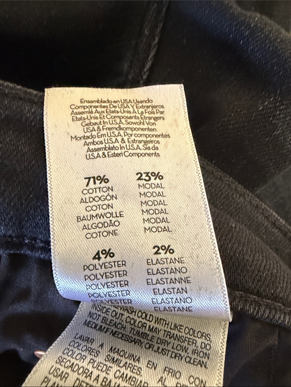MOTHER Denim The Weekender Deep End Black Flare Jeans Size 26 Like-New - Picture 8 of 8